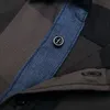 Erkek Ekose Gömlekler Düğmesi Aşağı T Düzenli Uyum Uzun Kol Flanel Sıradan Gömlek Erkek Ceket Ceket Erkekleri Büyük Boyut FM199306A
