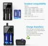 XTAR Battery Charger VC2 VC4 VC2S VC4 VC4S LCD fast Charger For 14650 18350 18490 18500 18700 26650 22650 20700 21700 18650 Battery