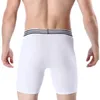 Hoge kwaliteit lange bokser shorts slipje man onderbroek mannen bokser ondergoed natuurlijke melkvezel comfortabel zacht topmerk