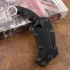 D2 acier lame fixe auto-défense Karambit CS GO sauvetage extérieur griffe chasse survie camping militaire tactique EDC outil couteau