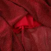 새로운 가을 V 넥 폴카 도트 슬림 쉬폰 드레스 버튼 퍼프 슬리브 높은 허리 우아한 여성 중간 송아지 드레스 Y0118
