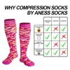 Compression Socks for Women & Men Circulation-Compression Socks Running,Medical,Nurse,Travel,Cycling,S/M,L/XL
