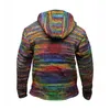 Men's Sweaters Unique Retro Men Camouflage Cardigan Sweater Color Mixing Fashion Autumn Winter Casual Loose Hooded Knit Plus Size 4XL1