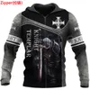 Tesffel Knight Templar Costume Armor Pullover Newfashion Harajuku Streetwear 3dPrint Unisex Zipper / Bluzy / Bluza / Bluza / Kurtka 22 C1116