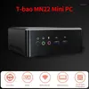 T-bao MN22 Mini PC AMD Ryzen 3 2200U 16 Go de RAM 512 Go M.2 NVNE SSD Radeon Vega 3 Mini PC graphique pour bureau à domicile UK Plug1