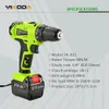 Yikoda 21V Electric Drill Litium Battery DIY Mini laddningsbar dubbel hastighet Kordlös skruvmejsel Hushållens elverktyg C12207361246