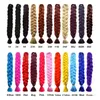 Usine directement fournir 165G 82 pouces synthétique tressage cheveux Jumbo tresse synthétique Extensions de cheveux accepter couleur personnalisée