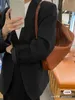 여자 가방 더플 백 핸드백 어깨 스 플라이 싱 소프트 가죽 디자이너 크로스 바디 레이디 지퍼 지갑 220302