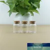 24pcs/lot 37*50mm 30ml Mini Glass Bottles Spice Storage Jars Corks spicy Bollte Containers tiny jars Vials With Cork Stopper