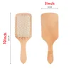 Peigne en bois Professionnel Sain Paddle Coussin Perte De Cheveux Brosse De Massage Brosse À Cheveux Peigne Cuir Chevelu Soins Des Cheveux Sain Peigne En Bois WLY BH4403