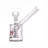 Popularne w USA kubki do palenia Dab Fajka wodna Mini Dab Rigs Matrix Percolator 14mm Recycler Butelka Bongo Bez kopuły Paznokcie i szkło Palnik olejowy Rury