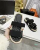 2022 Black 22Spring twine sandalen klittenband goud standaard dikke zolen outdoor lichte pantoffels maat 35-41