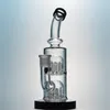 Heady Mini Bong Double Tree Perc Hookahs 12 Arm Bomen Perc Water Pipes 14 Vrouwelijke Joint met Bowl Glass Bongs Small Oil Dab Rigs