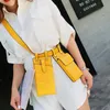 Designer-Womens Waist Bag Fashion Locomotive Multifunctional Designer Leather Fanny Pack Solid Color Small Female Crossbody Chest Bags