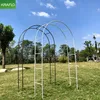 Kraflo Garden Ограждение Свадебная арка Цветочная стойка Открытый Руководство винограда из кованого железа 19 мм Розовая Лофа альпинистская рама