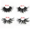 5D 25mm 3D Mink Eyelashes 23 styles Eye makeup Mink False lashes Soft Natural Thick Fake Eyelashes Eye Lashes Extension Beauty Tools