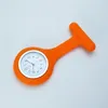 Montre de poche ronde en Silicone pour infirmière, en alliage, bonbons, médecin, temps, gelée, broche médicale, horloge, minuterie, cadeau de noël