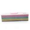 Nail Files 50pcs gråfil 80/100/150/180/240/320 Tvättbar dubbelsidig slipbuffertblock för UV Gel Polish Manicure Tool