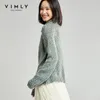 Vimly Automne Hiver Femmes Pull À Col Roulé De Mode Multicolore Lâche Épais Chaud Casual Tops Femme Tricoté Pulls F5258 201223