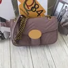 4 kolory damskie torby na ramię słynne łańcuch crossbody torbę mody pikowaną skórzaną torebkę torebka designerska torebka 26cm231U