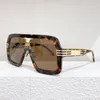 男性と女性のためのサングラス夏のスタイルの反紫外線レトロ0900Sプレート長方形大きなフルフレームファッション眼鏡ロゴレンズデザイナー高品質のランダムボックス
