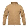 Tad Winter Warm Fleece Tactical Jackets Men Militär Vindskydd Tjockerad Multi-Pocket Jackor Casual Hoodie Coat Clothing LJ201013
