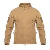 TAD Hiver Chaud Polaire Vestes Tactiques Hommes Coupe-Vent Militaire Épaissir Multi-poches Vestes Casual Manteau À Capuche Vêtements LJ201013