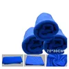 Asciugamano in fibra superfine Asciugamano per orlatura blu 30 * 70cm Panno per pulizia in peluche spesso Cera per auto Asciugamani nuovi di alta qualità 0 62jy K2