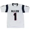 Anpassad Kyler Murray High School Football Jersey ed valfritt namn Nummer Vit röd storlek S-4XL