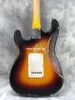 ПРОМОЖАТА MASTERBUILD Chili Peppers John Frusciante 1962 3 Tone Sunburst Heavy Relic Stic Electric Guitar Vintage Green Konb SSS7140191