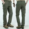 Pantaloni da trekking impermeabili traspiranti Pantaloni da uomo sottili ad asciugatura rapida Pantaloni sportivi da carico tattici militari maschili da arrampicata all'aperto 220330