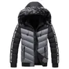 Manteau d'hiver Hommes Casual Épais Chaud Imperméable À Capuche De Fourrure Parkas Veste Hommes Automne Outwear Manteau Outfit Parkas Vestes Hommes 201127