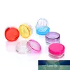 10 pièces 5g cosmétique sous voyage rond bouteilles rechargeables Pot acrylique Mini pots maquillage crème pour le visage baume conteneur Nail Art organisateur