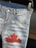 2021 Nya mode Men039S Nya produkter Rippade broderade denim Shorts Summer Fashion Jeans Youth Hip Hop Pants Size8056288