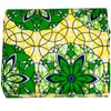 Tecido africano flor verde de alta qualidade 100% poliéster garantido cera real material de tecido ankara para costurar roupas278Q
