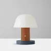 Simplicity LED Table Lamp Modern Personality Study Bedroom Children's Room Art Deco Desk Light Nordic Cute Mushroom E27 Lighting Fixtures