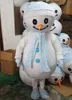 高品質のクリスマス雪だるま人形の服Fursuitマスコット衣装ハロウィーンクリスマスファンシーパーティードレス漫画のキャラクタースーツカーニバルユニセックス大人の衣装