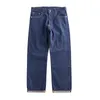 7020001 Beschrijving lezen 12,5 oz Heavy Weight Indigo Selvage Washed Pants Sanforized Thick Raw Denim Jean 201111