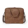 Women Men notebook business briefcase computer Retro Female Bags Messenger Handbag Large-Capacity Presbyopia Large Shopping Bag