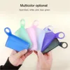 Silicone Flat Type Mask Storage Box Mask Temporary Clip Dust-proof Pollution-proof Security Mask Holder Bags Artifact ZZC3279