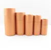 2020 Premium Kraft Cardboard Tubes Case Packing box Kraft gift box for Essential Oil Bottle 10ml - 100ml