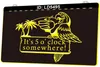 LD5495 It's 5 O'clock Somewhere Parrot 3D-Gravur LED-Lichtschild Großhandel Einzelhandel