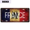 New Country Flag License Plate Store Bar Wall Decoration Tin Sign Vintage Metal Sign Home Decor Painting Plaques Poster7625187