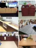 10M kitchen wood self adhesive PVC wallpaper films Refurbished Wardrobe clothes cupboard door desktop furniture wall stickers 210310
