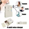 Mini Portable Wireless 8 Multi Voice Changer Blue Phone Microphone handheld Audio Video micro2879722