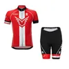 Felk Pro Men Team Rowerowy Jersey Sport Suit Bike Maillot Ropa Ciclismo MTB Rower Koszulka z krótkim rękawem Koszula szorty Zestaw Odzież rowerowa 82213y