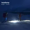 Super Heldere LED-koplamp met 8 * LED-lampen 5000 Lumen Waterdichte Outdoor LED Koplamp Lichtgewicht materialen comfortabel om te dragen