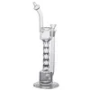 Hot koop bongs dikke clear bong beste zware dab rigs tube glazen waterpijp met kom gratis verzending