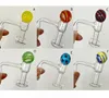 Hot Quartz completamente saldato Terp Slurper Banger Nail Carb Cap Chiodi senza cupola Terp Vacuum Bangers 14mm maschio per bong in vetro che fumano tubi dell'acqua