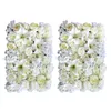 Decorative Flowers & Wreaths 2pcs Artificial Rose Peony Lily Flower Wall Panels Wedding Venue Decor